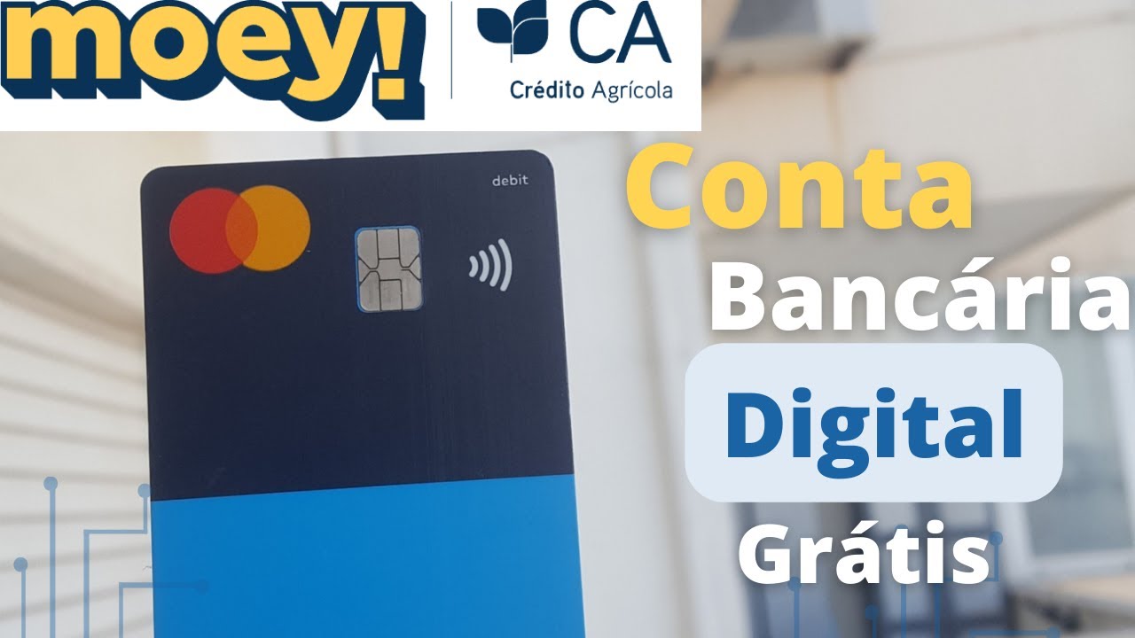 Como abrir conta banc&aacute;ria em Portugal gr&aacute;tis #Moey e ganha 10&euro;