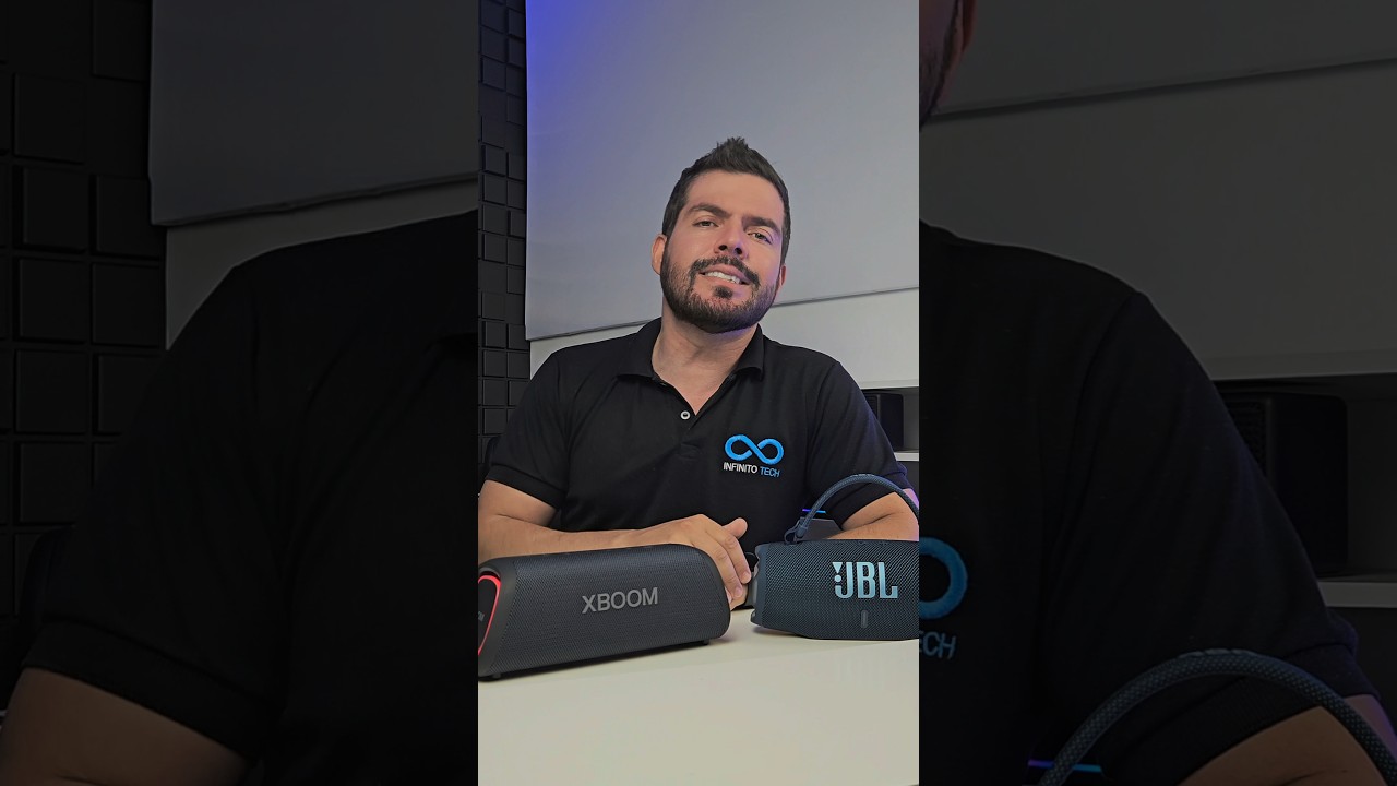 JBL CHARGE 6 VS LG XG7S!!! Em breve comparativo completo por aqui.  #jbl #lg #charge6 #lgxg7s