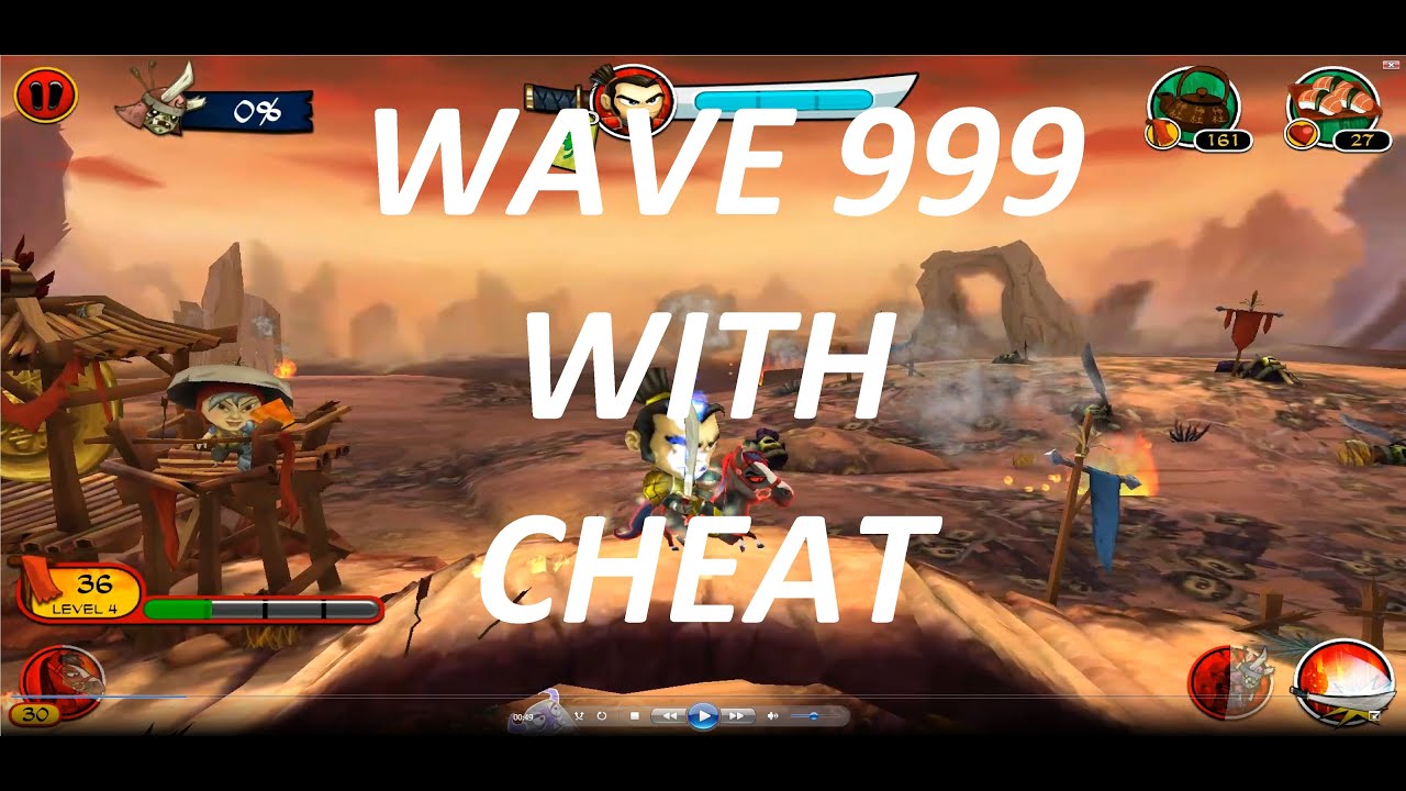 Samurai vs Zombies defense 2 - Wave 999 , With Cheat