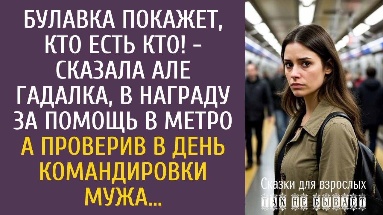 Булавка покажет, кто есть кто! - сказала Але гадалка, в награду за помощь в метро… А проверив…