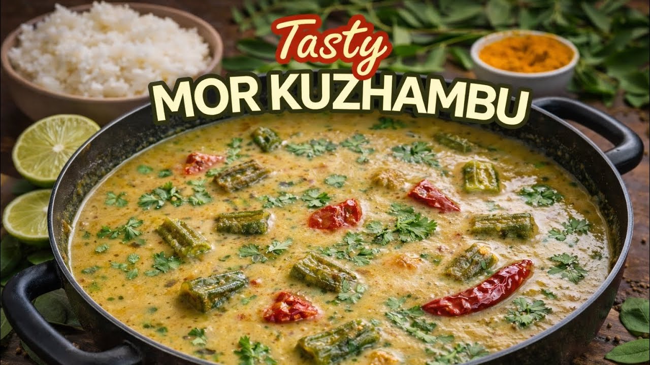 Vendakkai Mor Kuzhambu | வெண்டைக்காய் மோர்குழம்பு
