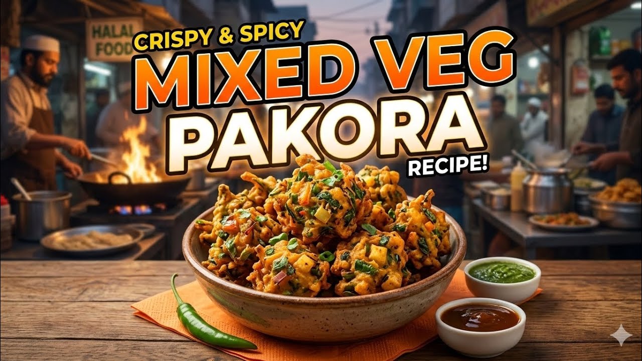 Mix Vegetable Pakora | Crispy aur Mazedaar Evening Snack Recipe