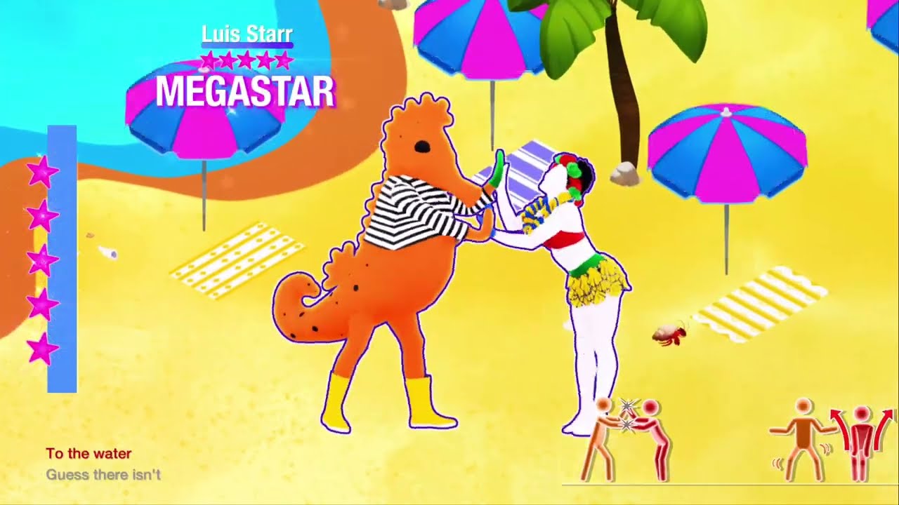 Just Dance 2019 The Sunlight Shakers - Itsy Bitsy Teenie Weenie, Xbox One, 5 Esttrellas, Luis Starr
