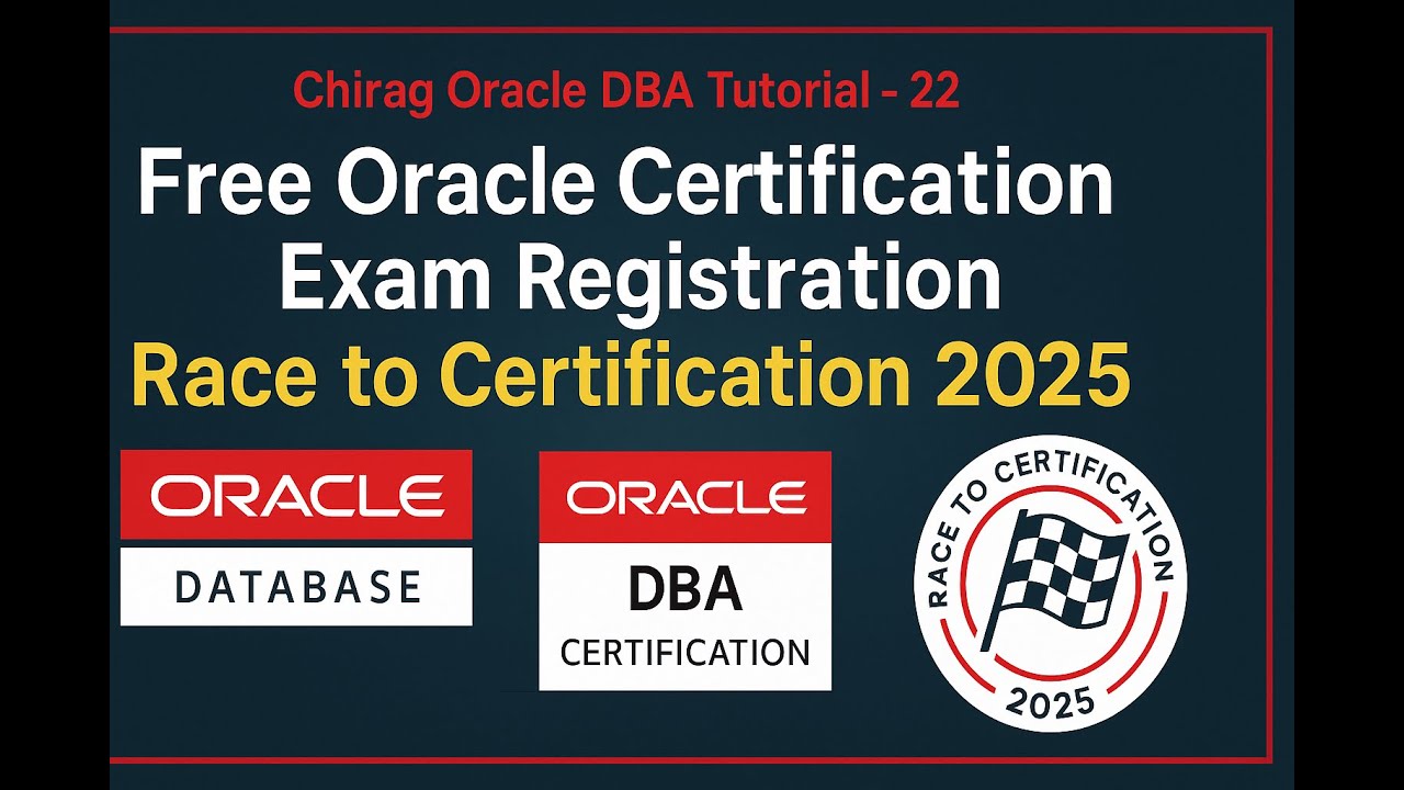 Free Oracle Certification Exam Registration- Race to Certification 2025 #oracle #oraclecertification