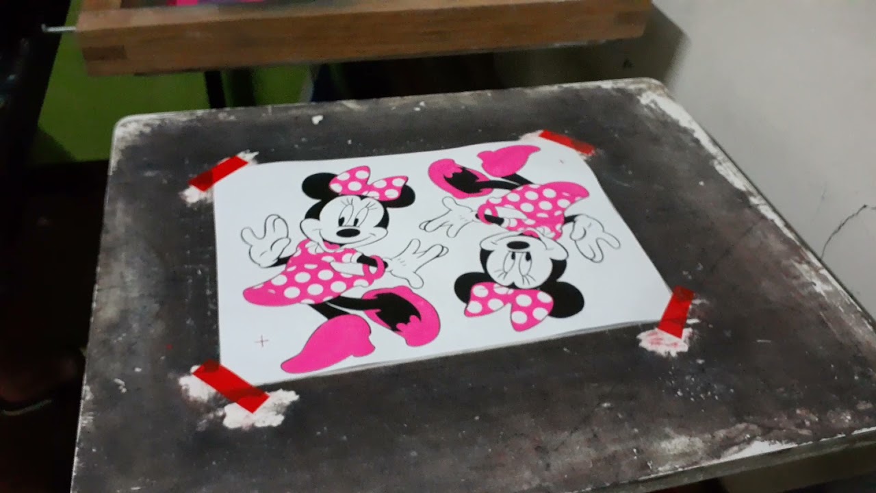 Transfer plastisol a varios colores.
