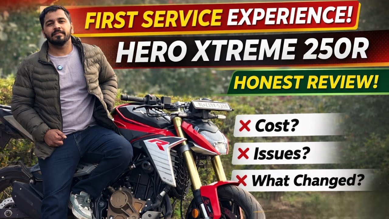 HERO XTREME 250R 1st SERVICE EXPLAINED IN DETAILS | SERVICE COST, CHECKLIST & TIPS