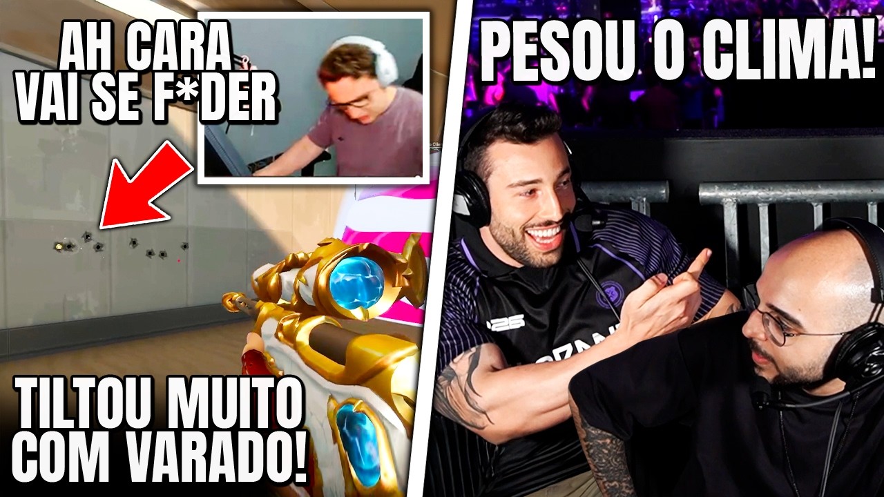 SACY NÃO ESPERAVA QUE TCK FOSSE FAZER ISSO AO VIVO! LULA TILTOU COM VARADO NA BIND - VALORANT CLIPS