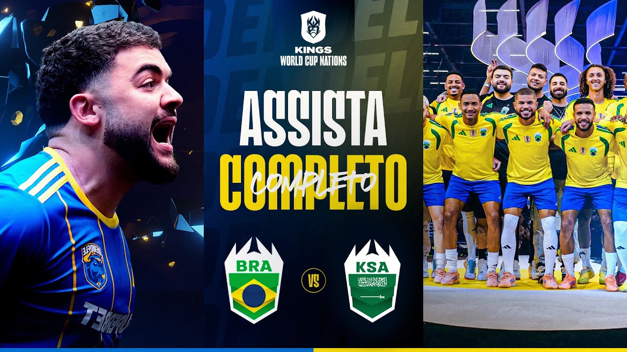 JOGO COMPLETO - Last Chance - Brasil 7 x 1 Arábia Saudita (Kings World Cup Nations)