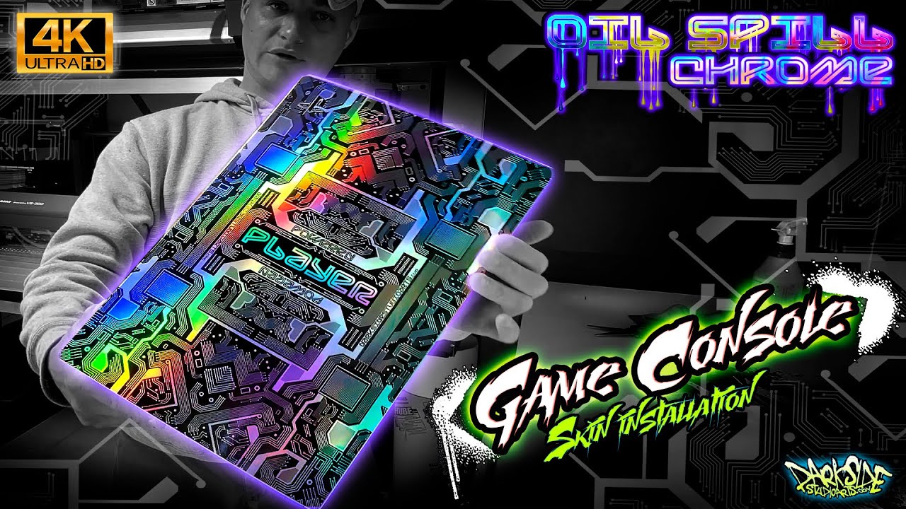 Game Console Wrap Skin Installation Proceedure for Xbox PS5 Darkside Studios LLC.