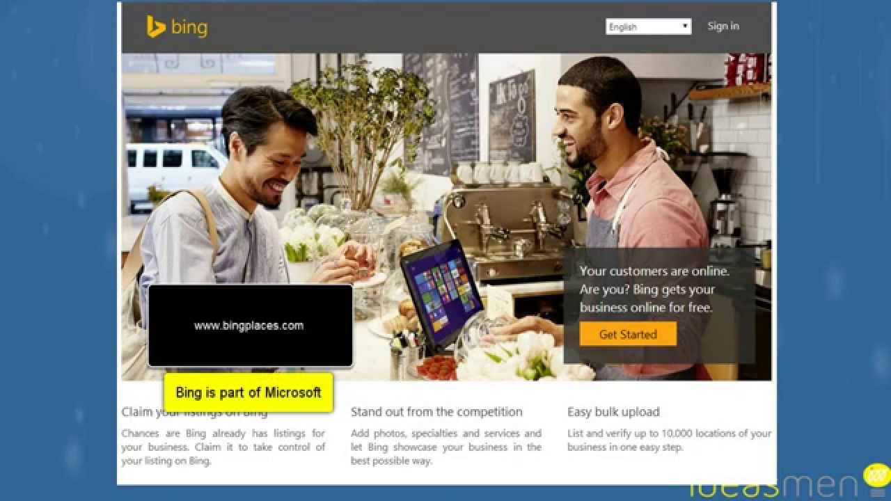 Setup Bing Places (Maps) for Business