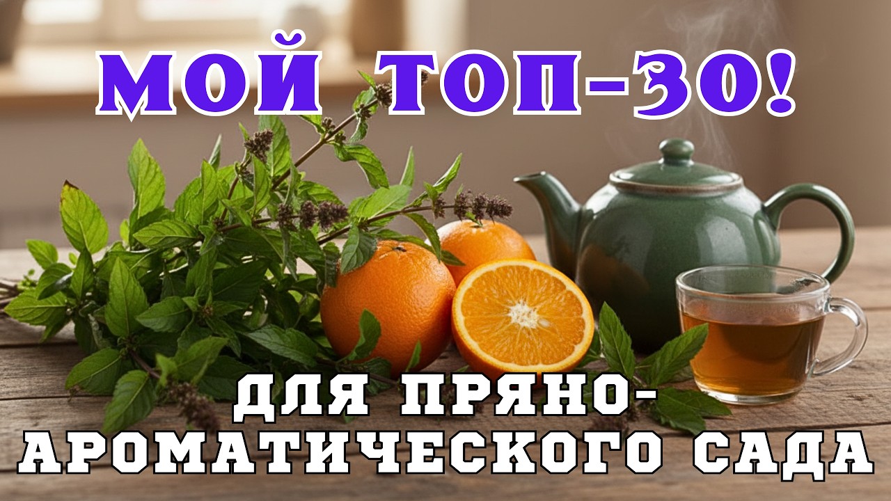 🌺Мой идеальный АССОРТИМЕНТ для пряно-ароматического сада. 30 лучших растений.!