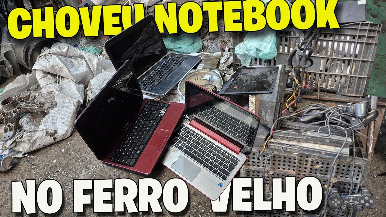 ESTÁ CHOVENDO NOTEBOOK DELL  E PLAY 2 NO FERRO-VELHO,  SÓ COISA BOA!