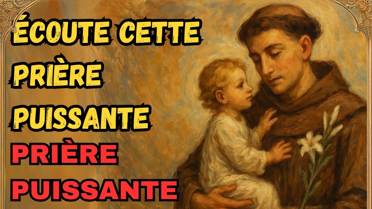 SAINT ANTOINE - ÉCOUTE CETTE PRIÈRE PUISSANTE ET TON MIRACLE ARRIVERA DANS 24 HEURES.