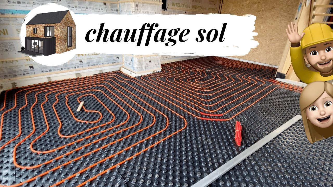 Pose du chauffage au sol - vlog rénovation #11