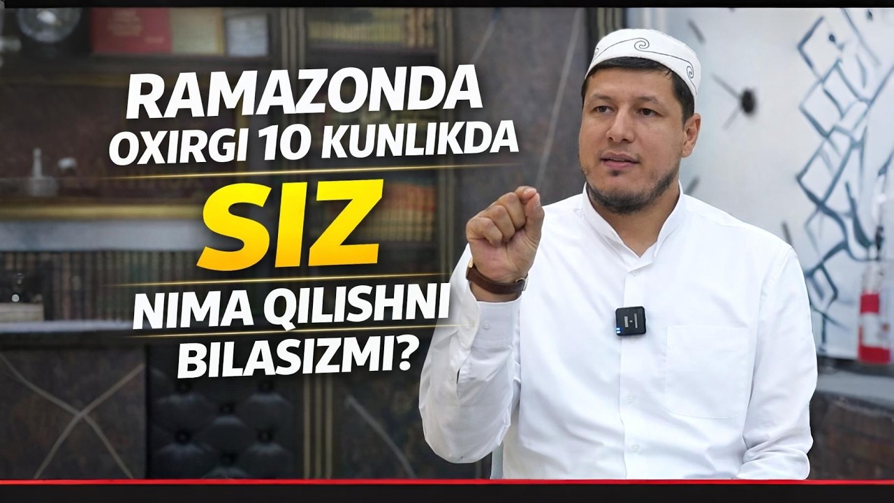 ABDULAZIZ DOMLA / OXIRGI 10 KUNLIK / АБДУЛАЗИЗ ДОМЛА / ОХИРГИ 10 КУНЛИК