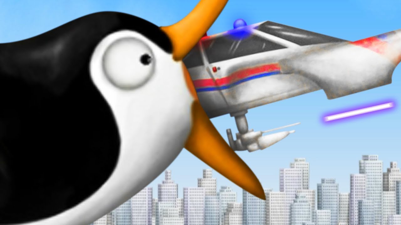 FLYING PENGUIN EATS A FLYING POLICE CAR - Tasty Planet Forever Part 11 | Pungence