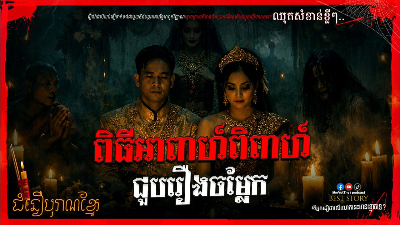ពិធីអាពាហ៍ពិពាហ៍ជួបរឿងចម្លែក (រឿងពិត) #កម្មវីធីជំនឿបុរាណខ្មែរ Mm VotThy / Podcast