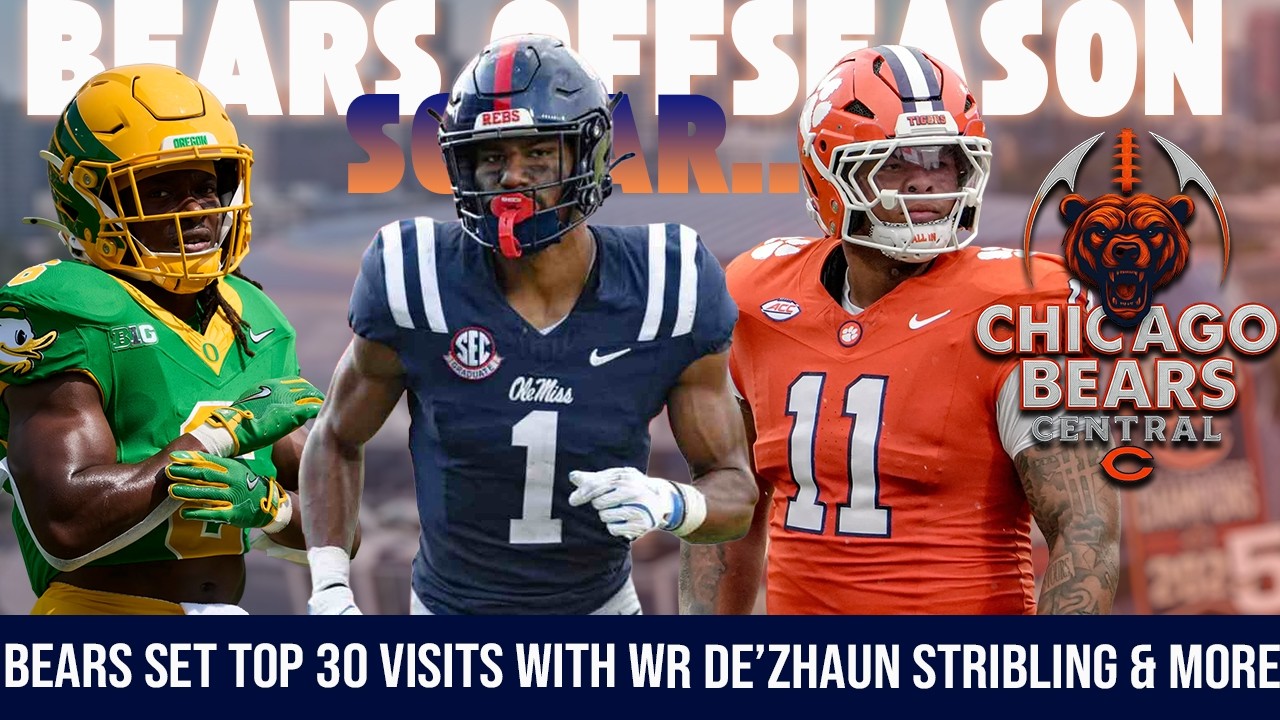 Ryan Poles Explains Bears’ NO Splash Move 👀 | Bears Schedule Top 30 Visit With WR De’Zhaun Stribling