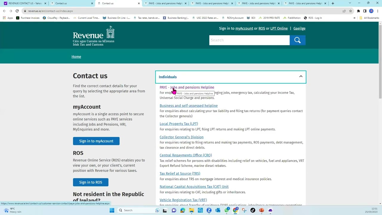 EMERGENCY  TAX  IRELAND SOLUTION PART1 -Best  solution