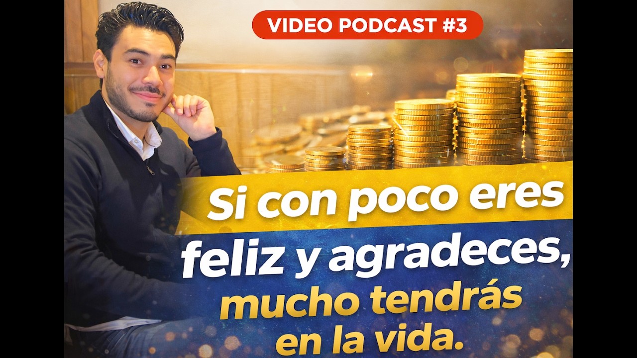 METADIOS: video podcast #3 si con poco eres feliz y agradeces, mucho tendras en la vida.