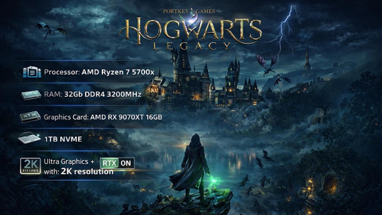 Hogwarts Legacy Gameplay - Trials of Merlin (Quest) | Ultra Graphics + RTX ON | 2K Resolution
