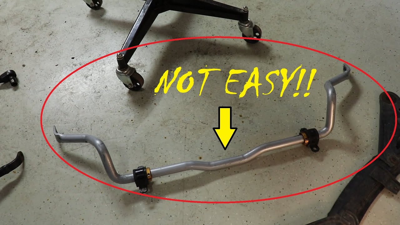 Installing a Whiteline Front Sway Bar On a Mazdaspeed3