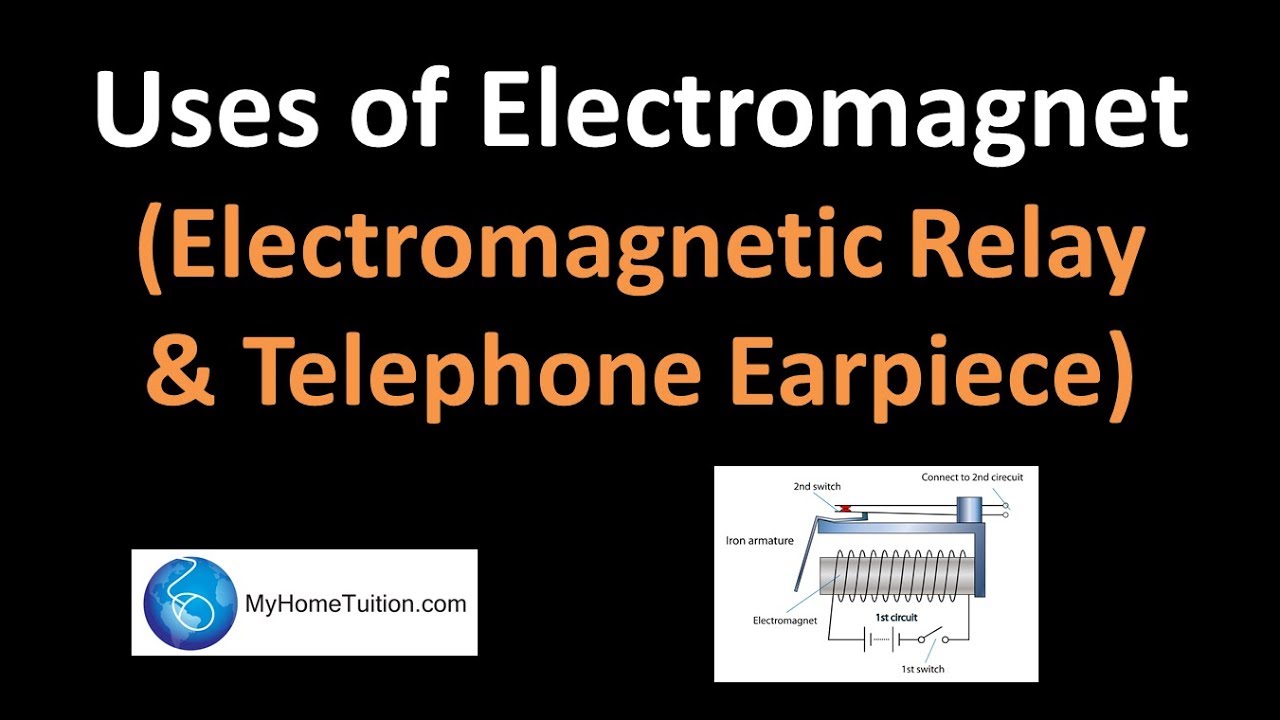 Uses of Electromagnet - Electromagnetic Relay & Telephone Earpiece