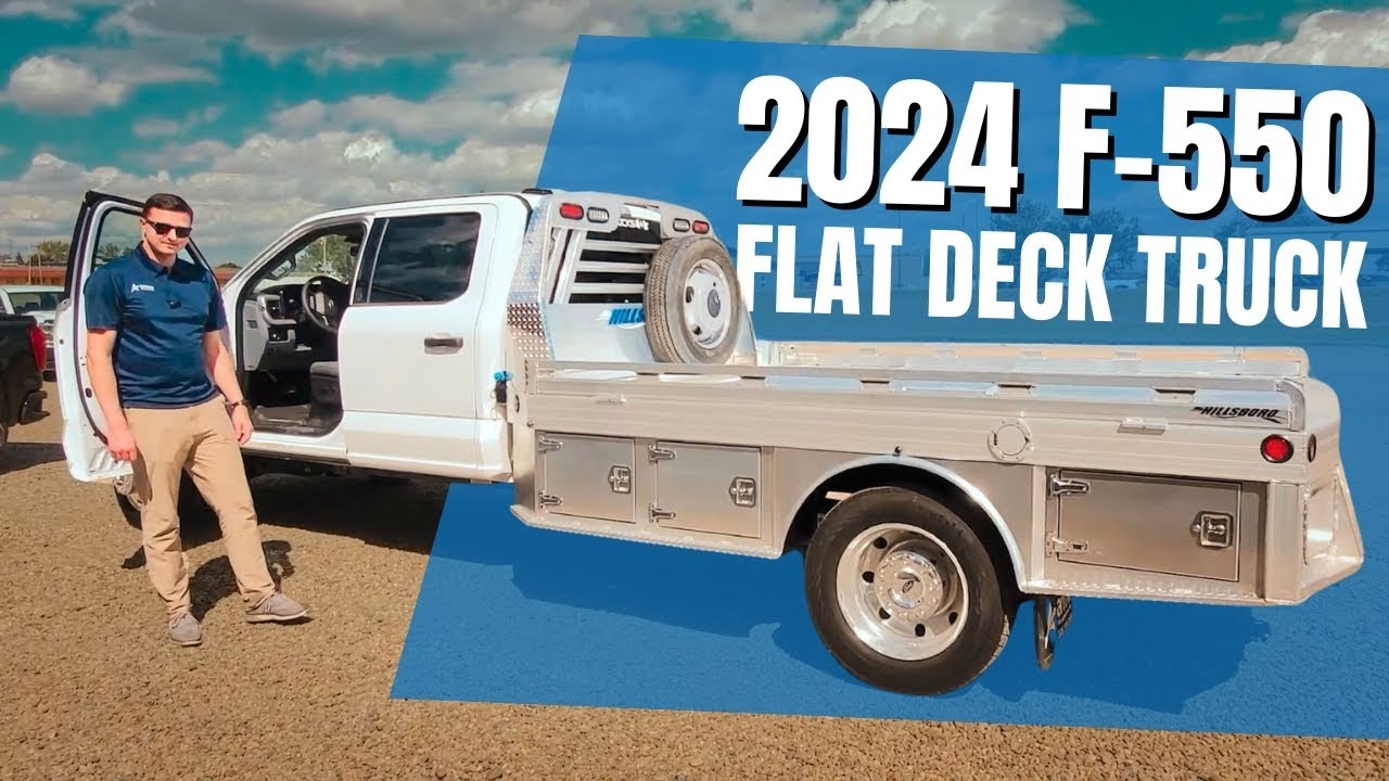 2024 F550 Flat Deck Truck Package | Series 4000 Aluminum Deck | In-Stock & Ready-to-Roll