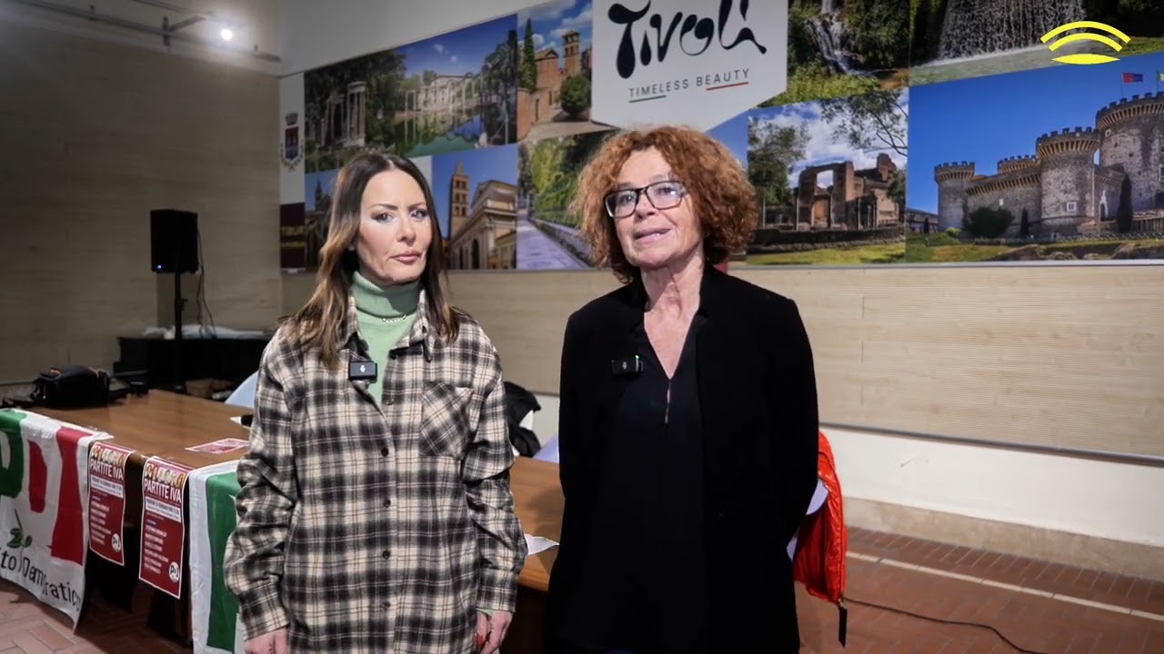 🟡💰 Le partite Iva in Italia 'lavoratori visibili' a Tivoli. Vidyati il servizio con Stefania Bonaldi