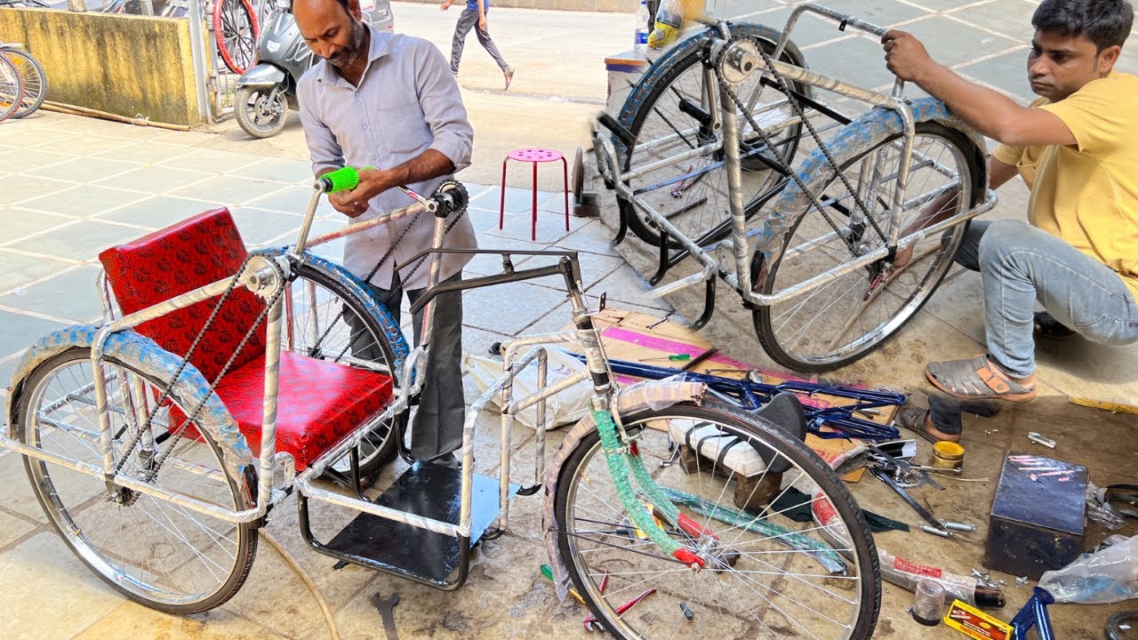 How It's Made Handicap Cycle Tricycle. Handicap Cycle Made With Talented Hand.