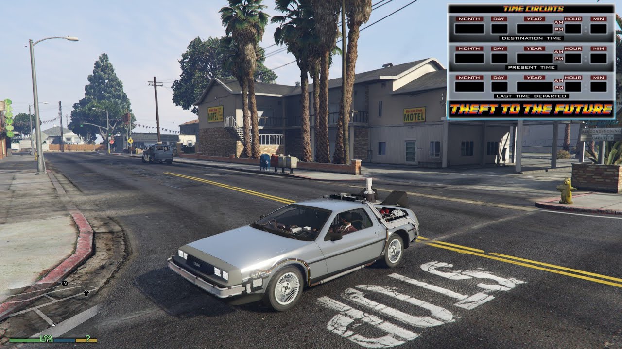 Grand Theft Auto V:  Présentation du Mod Retour Vers Le Futur (BTTFTT) - Par WolfAlpha83 1080p60