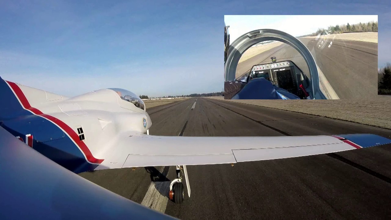 Viperjet MKII  Outside Rear Camera View Start, Taxi, High Speed Run 14 Jan 2017