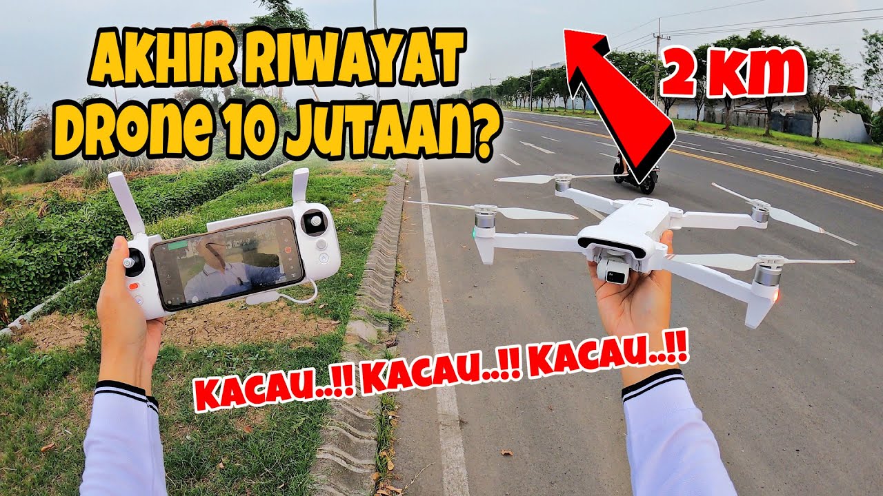 DRONE 10 JUTAAN  PALING ANEH‼️ Test FITUR  RTH saat Battery Cukup untuk RTH FIMI X8 PRO di Jarak 2KM