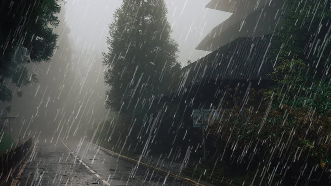 Rain Sounds For Sleeping - 99% Instantly Fall Asleep With Rain And Thunder Sound At Night,Rain V2