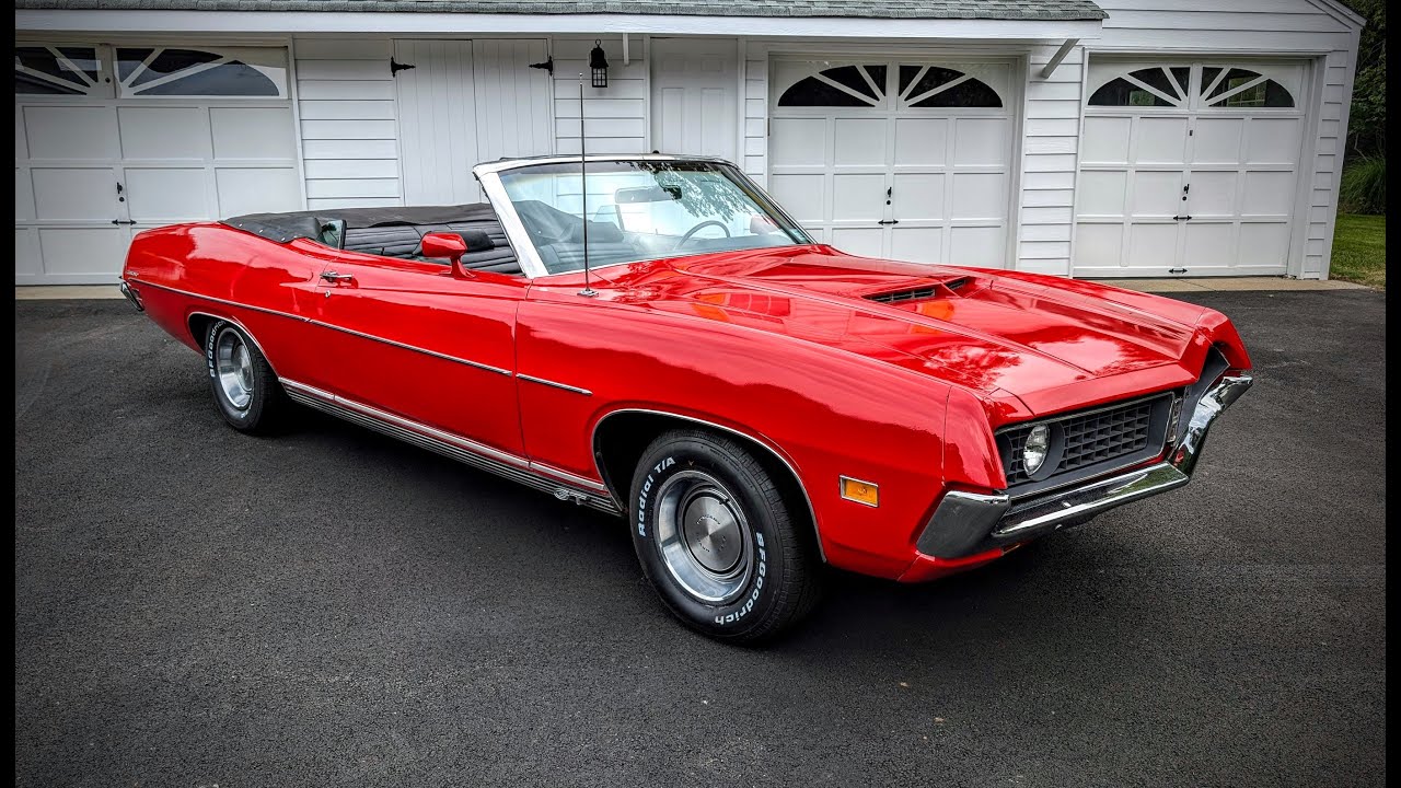 Rare 2 Owner 1971 Ford Torino GT Convertible For Sale~351~Auto~PS~PDB~PW~PT~A/C~Only 1,613 Produced!
