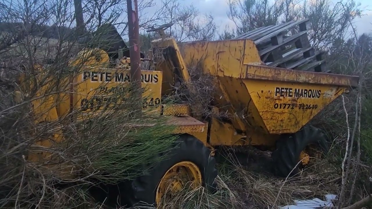 Abandoned pete marquis plant hire tipper 