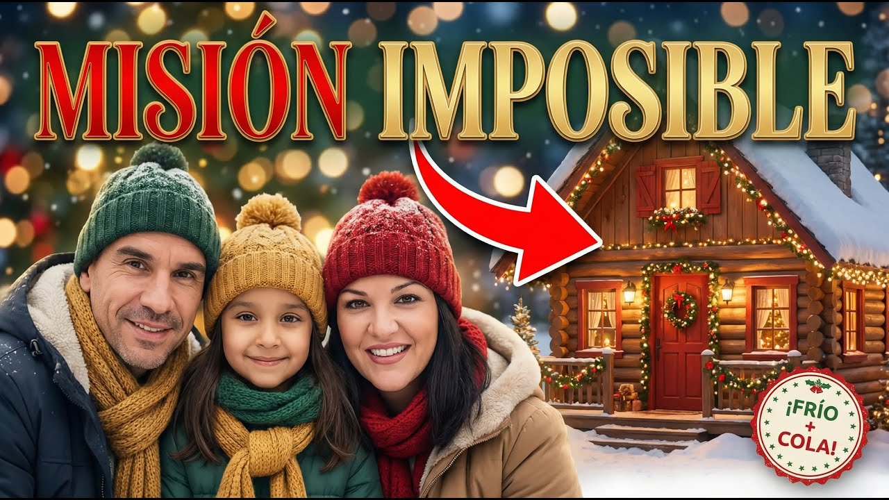 MISIÓN IMPOSIBLE: Entregar la carta a  Papa Noel 🎅🏼 (¡casi nos congelamos!)