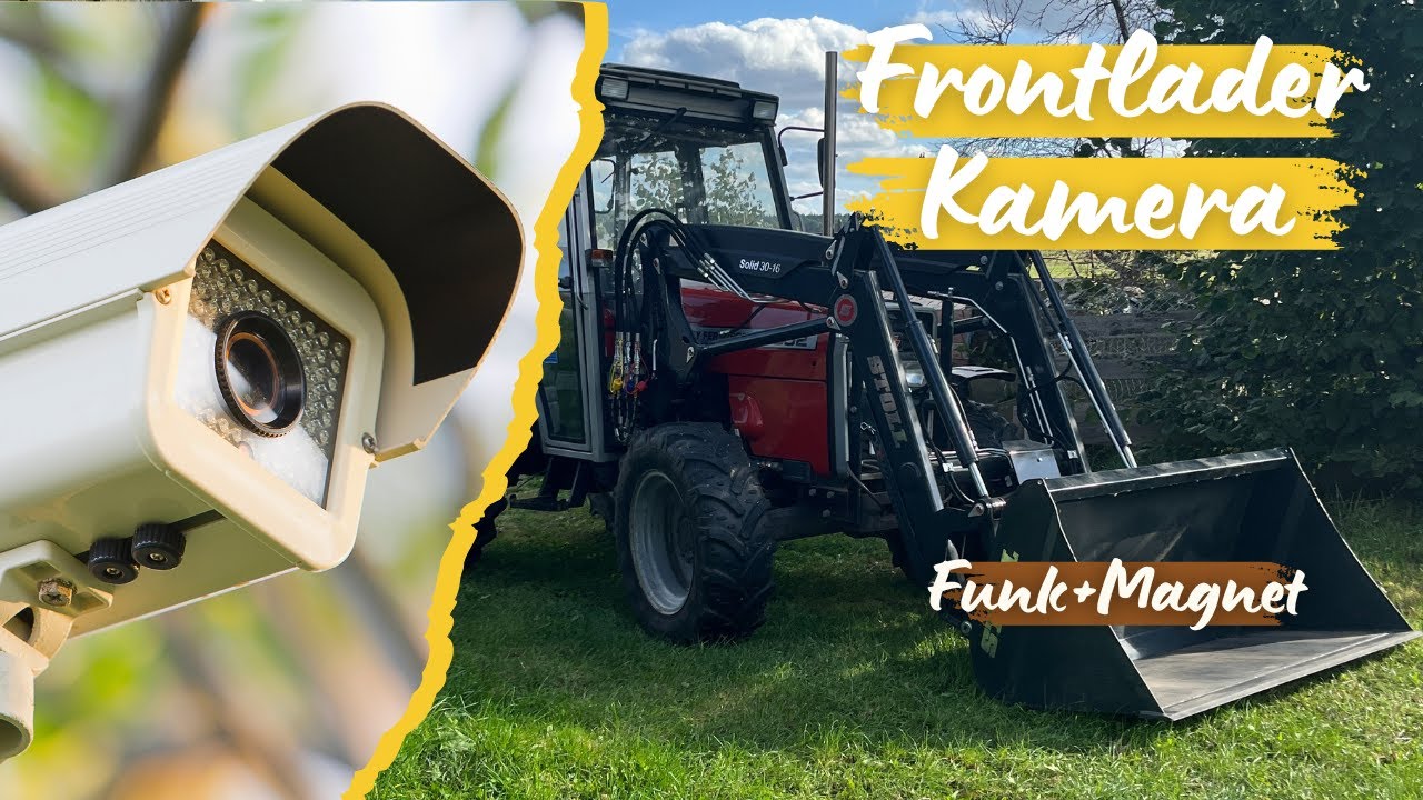 Funk WIFI Magnet Frontlader Kamera am Stoll Solid Frontlader | Massey Ferguson 352 | Erster Test