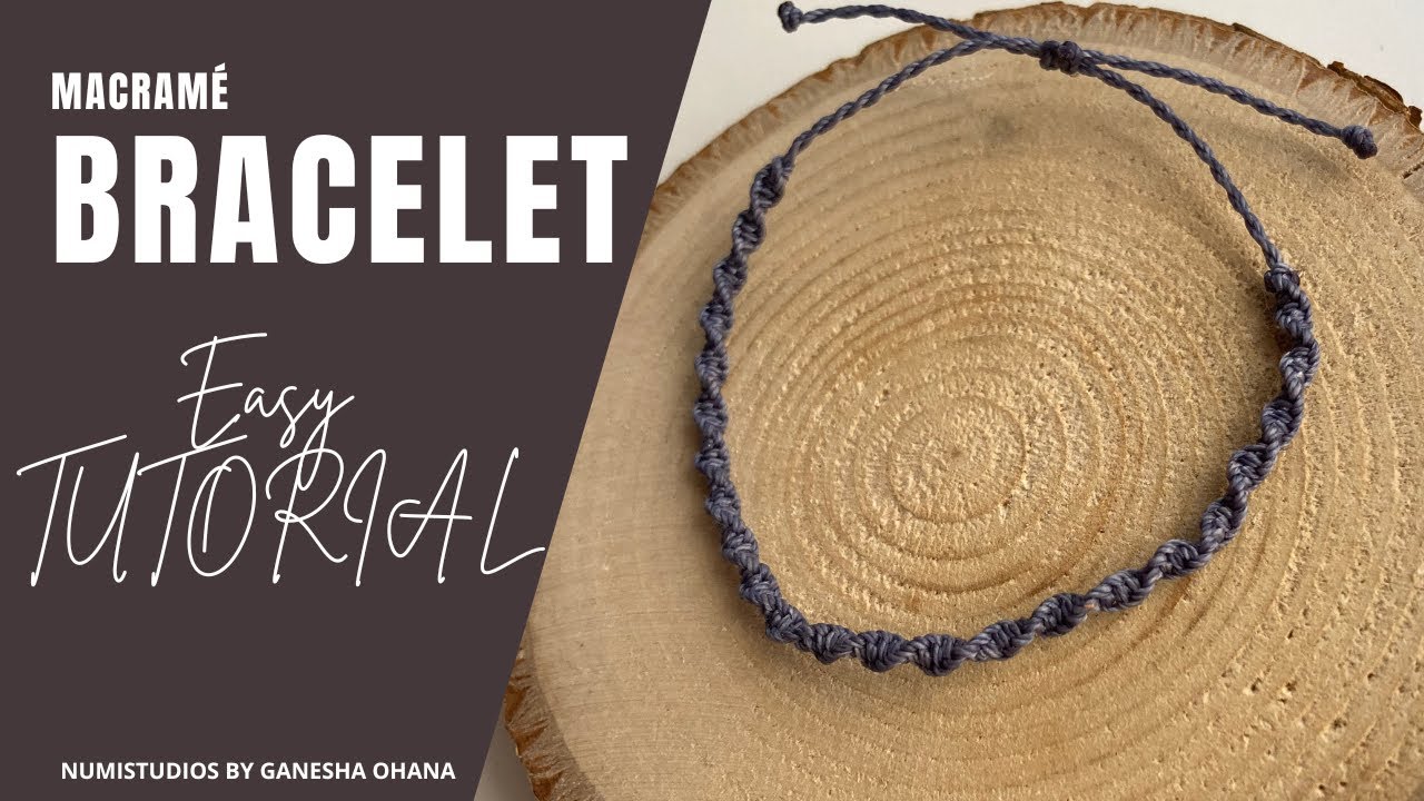 Easy Macrame Bracelet Tutorial for Beginners | Step-by-Step Guide