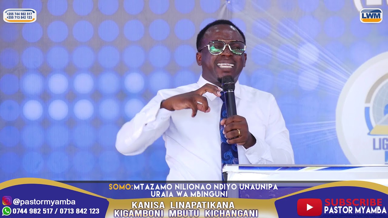 MTAZAMO WAKO UNAVYOWEZA KUBADILI MAJIBU YA DAKTARI - Pastor Myamba