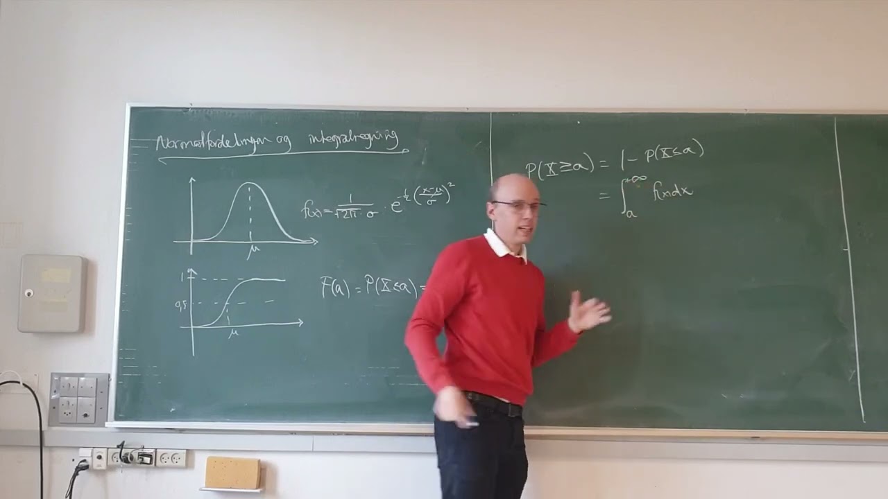 Normalfordelingen og integraler - intro (gammel)