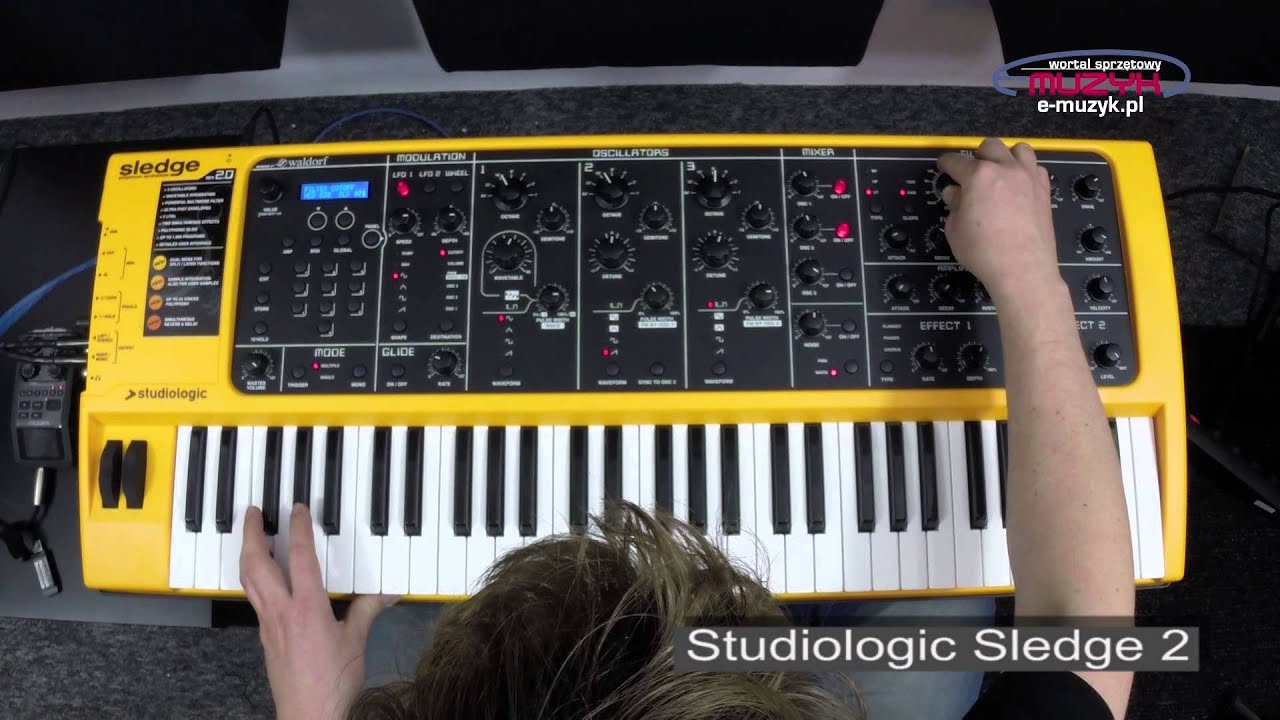 Studiologic Sledge 2 - Psychedelic sounds demo 3:)