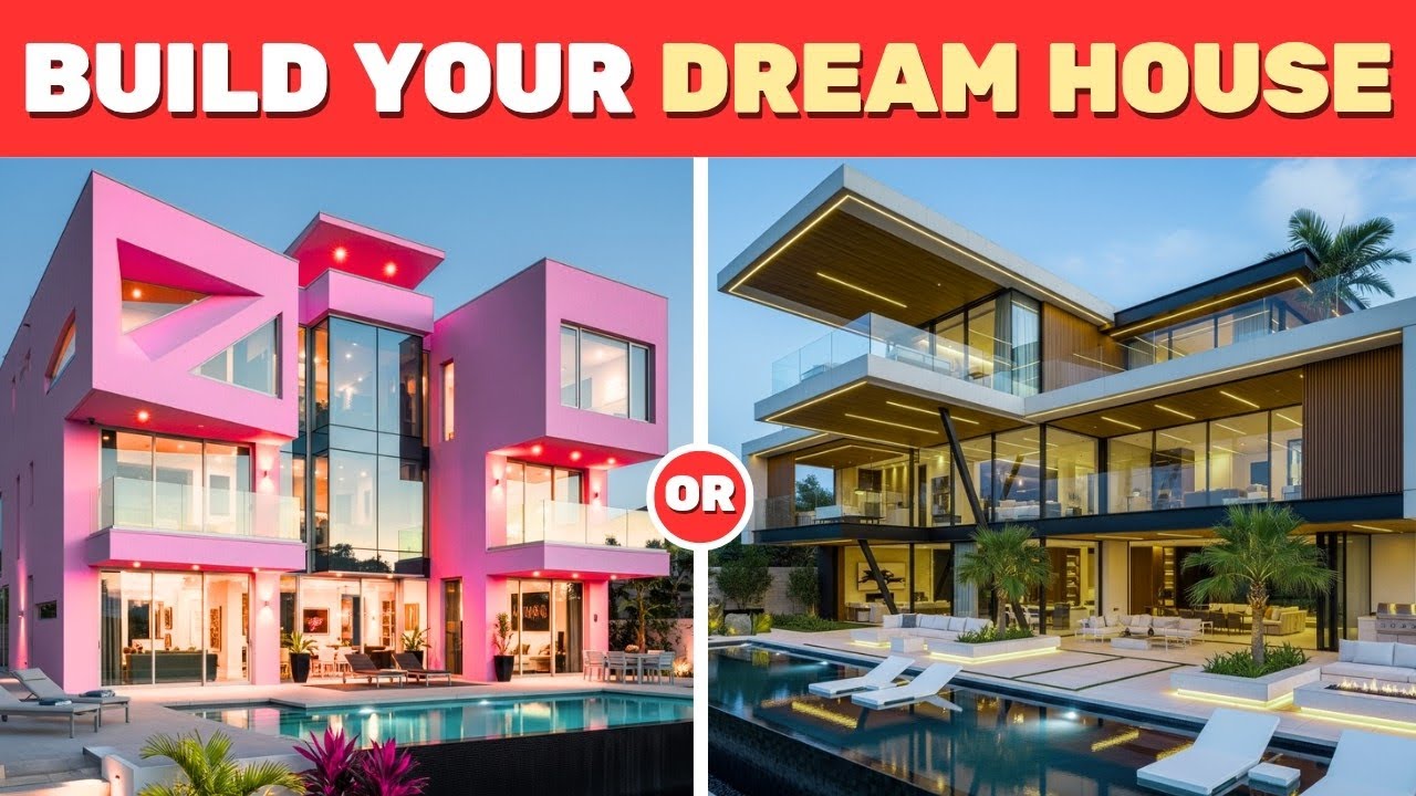 Would you rather..? Build your LUXURY dream house🏠💎💰| Brain Play 