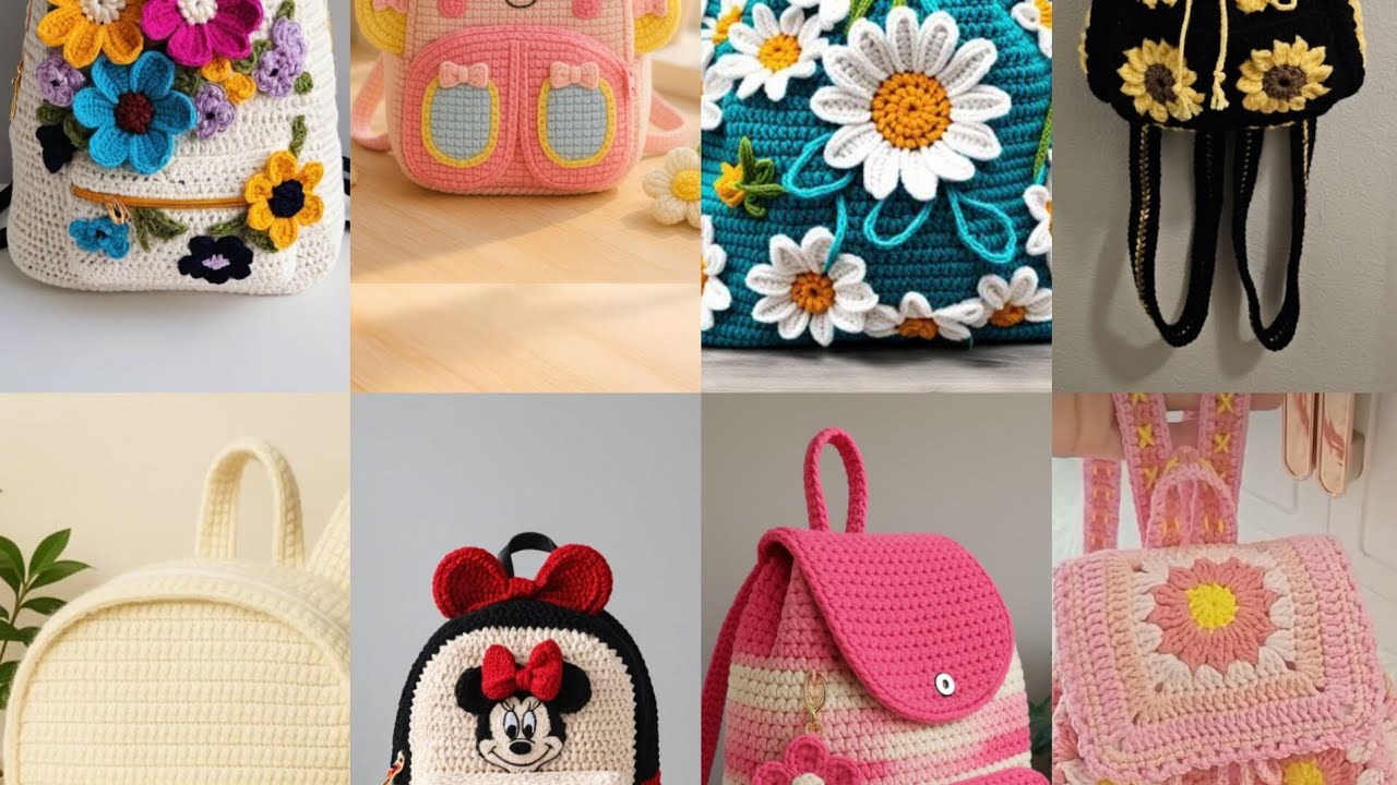 Very beautiful crochet back bags new design idea 2026