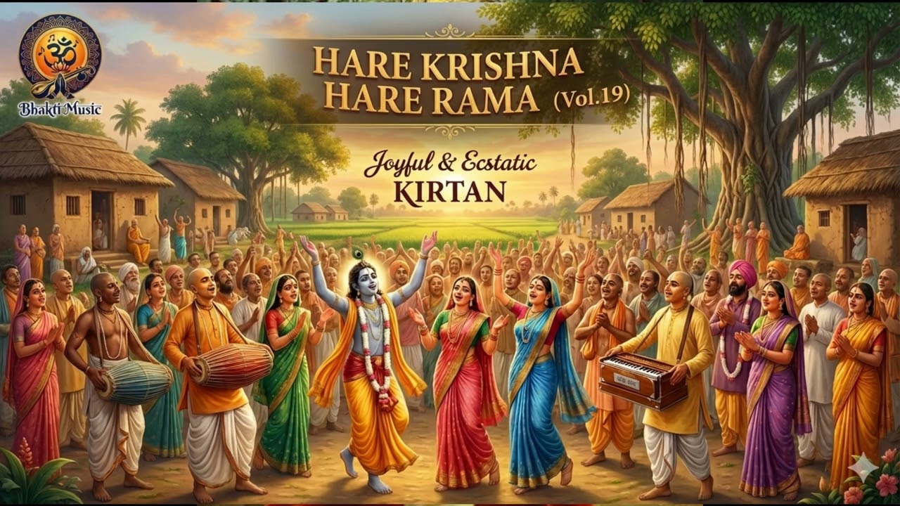 Hare Krishna Hare Rama  | KIRTAN | Joyful & Ecstatic | Bhakti Music Hindi