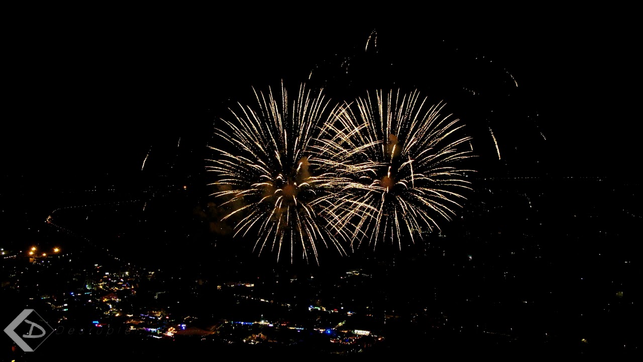 Cranger Kirmes 2019 Feuerwerk 4k und von oben