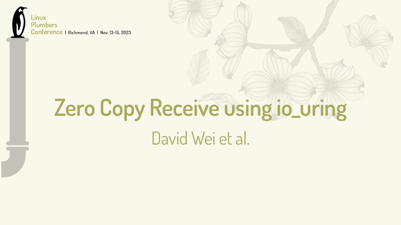 Zero Copy Receive using io_uring - David Wei