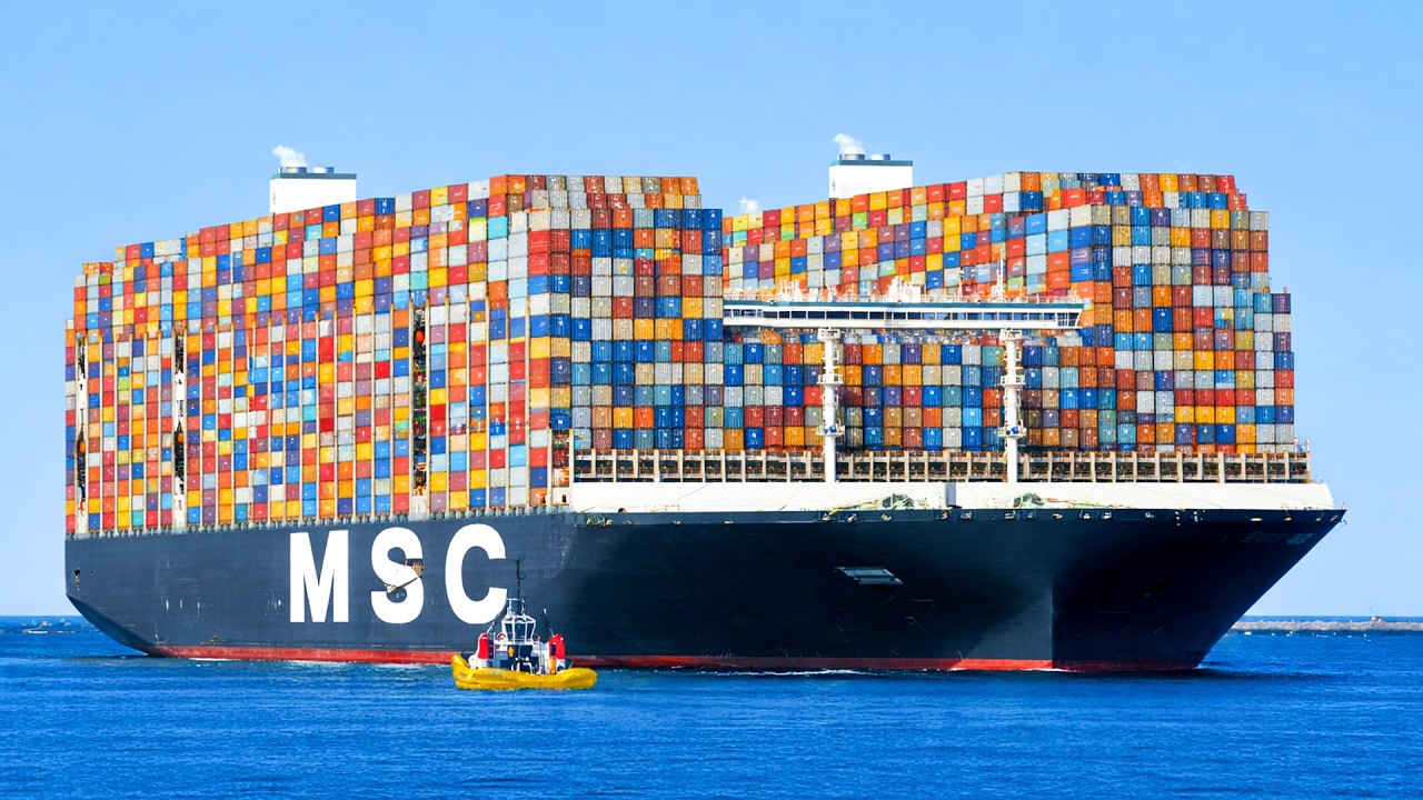 24,000 Kontenjere - Anija Me Gjigante e Mallrave Ne Bote