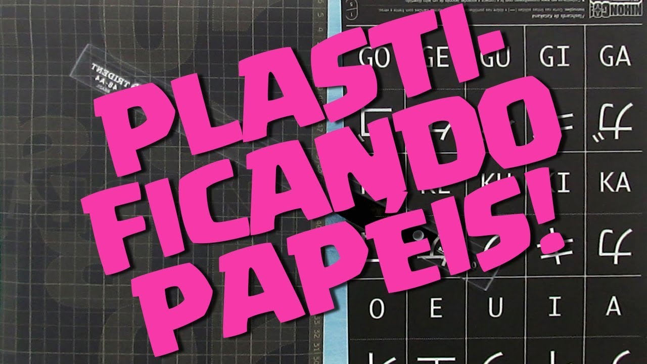 PLASTIFICANDO PAP&Eacute;IS SEM BOLHAS!
