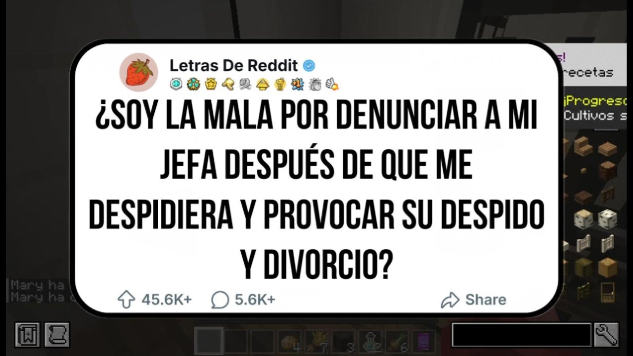 SOY LA MALA POR DENUNCIAR AMI JEFA Y CON ESO PROVOCAR SU DESPIDO Y DIVORCIO